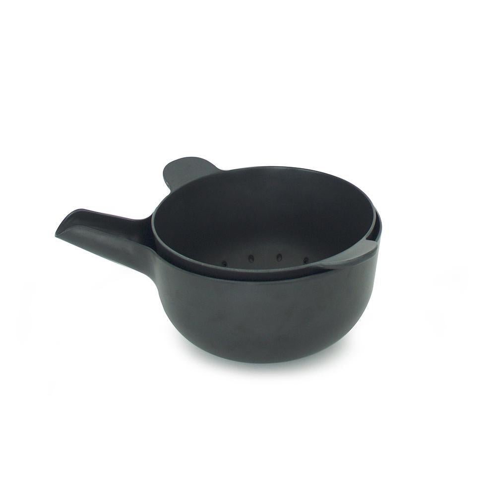68616_3dfc967a-3ef4-4853-bd4d-31e4485da8da Small Mixing Bowl and Colander Set - Black - Image 1