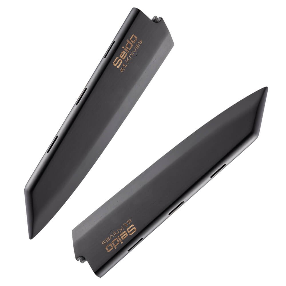 Saya Japanese Magnetic Knife Sheath: Walnut