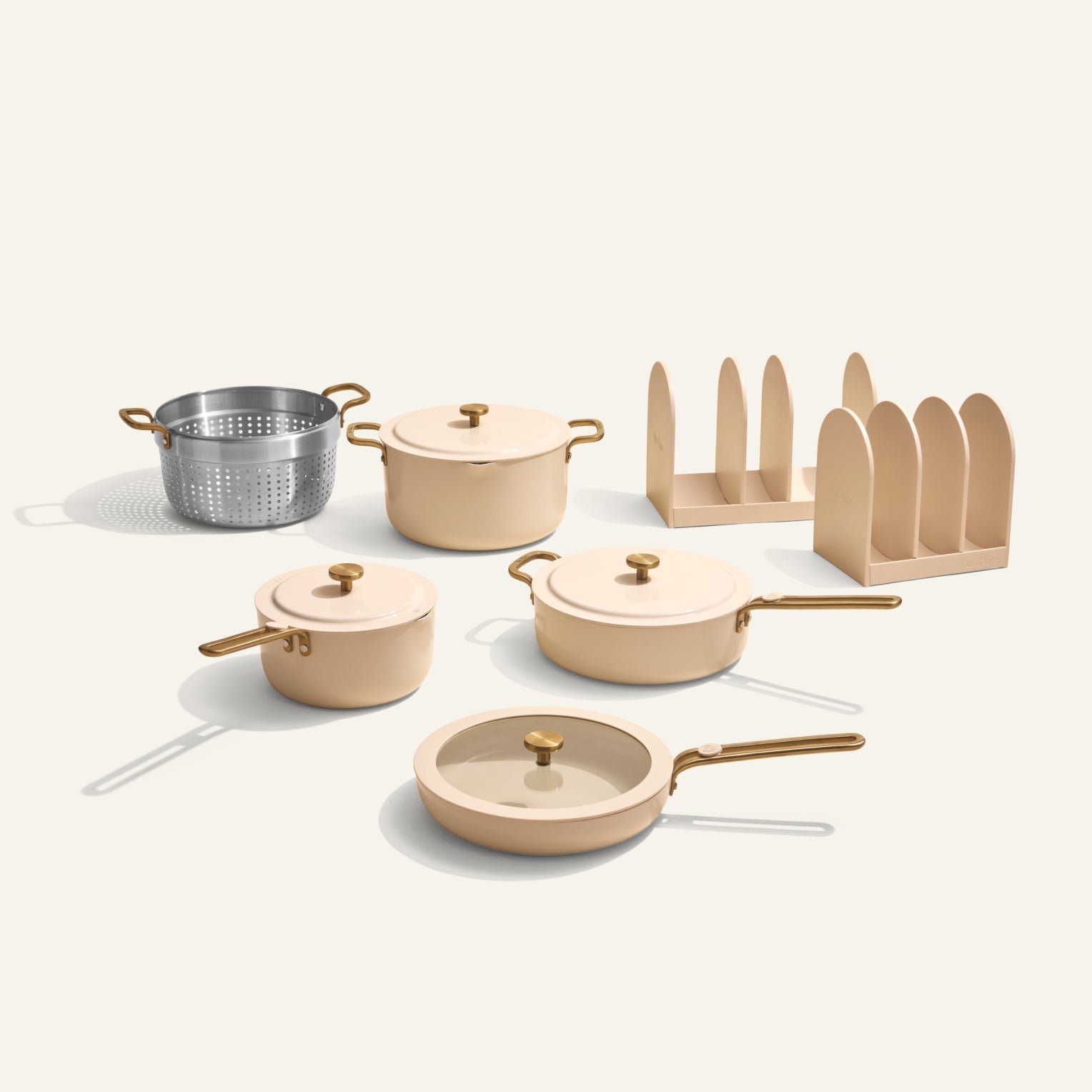 our-place-product-hero-thumbnail-EssentialCookwareSet-Cream-ecomm Essentials Cookware Set - Image 1