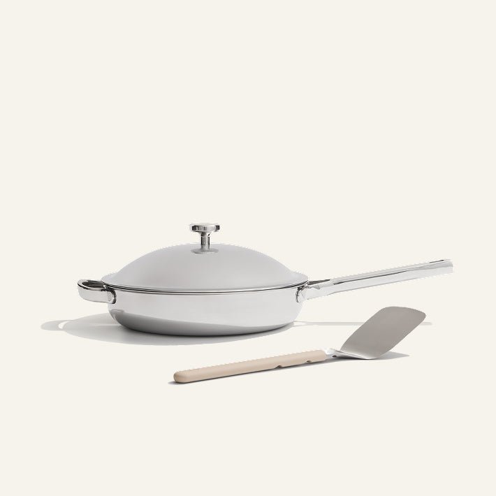 our-place-product-thumbnail-TitaniumAlwaysPanPro-chrome Titanium Always Pan Pro - Image 1