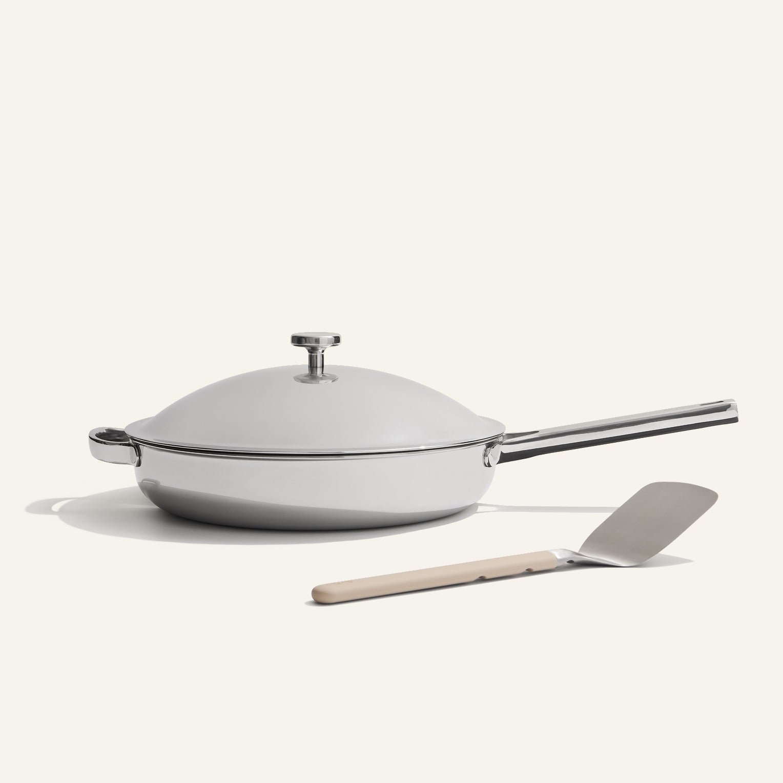 our-place-product-thumbnail-TitaniumLargeAlwaysPanPro-chrome_3311d8a9-d66b-4edc-bcd4-2616beaf9957 Titanium Large Always Pan Pro - Image 1