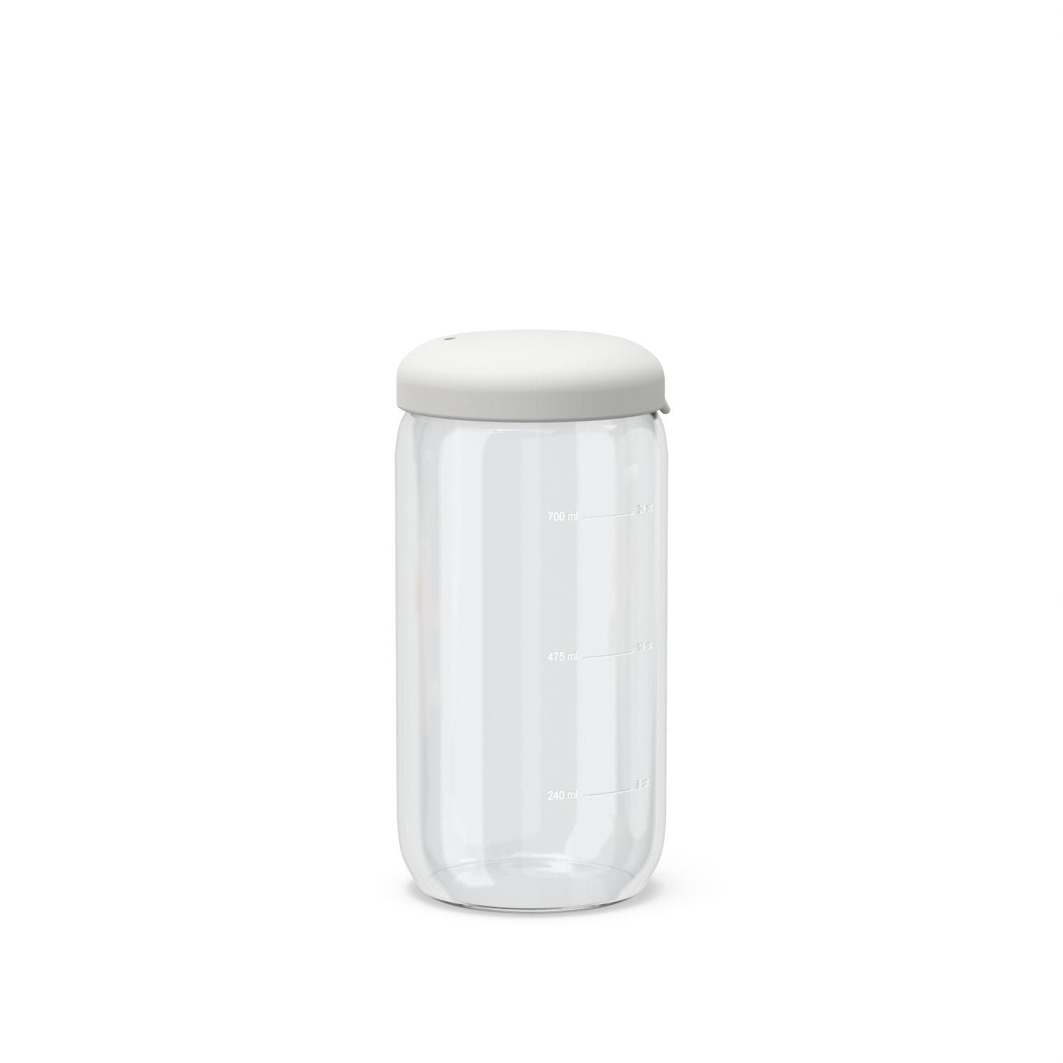storagejar_700_cloudPS Food Storage Jar in Borosilicate Glass 25 oz - Cloud - Image 1